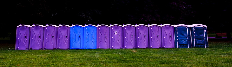 Toilet facilities for popup campsites in the uk