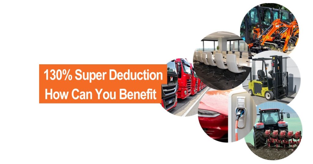Image of assets available under super deductions