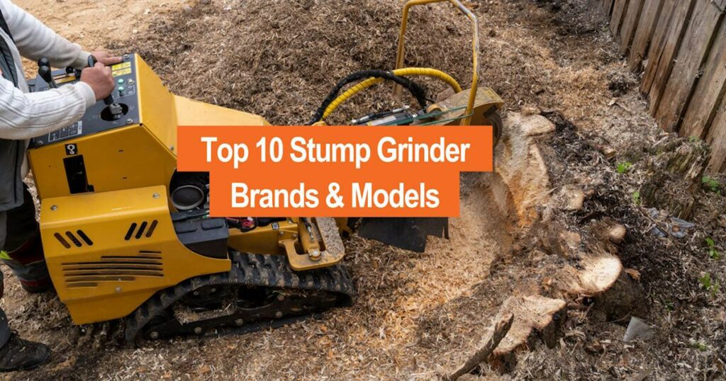 top 10 commercial stump grinder brands