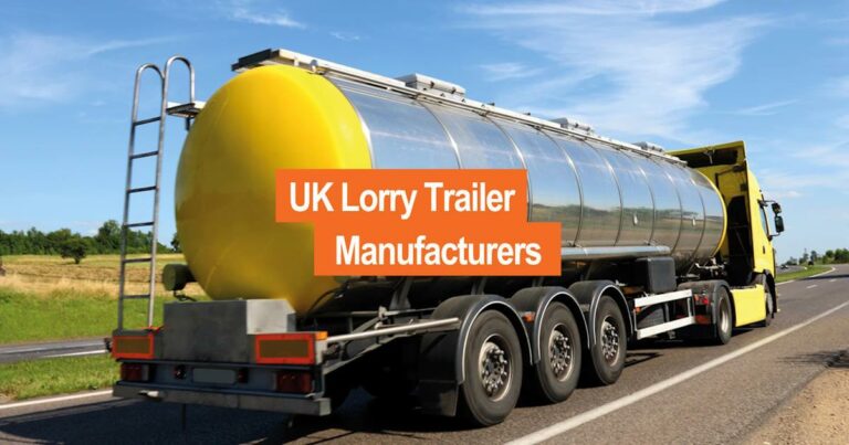 Tanker lorry trailer in the UK