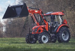 Image of tractor with attachments on finance